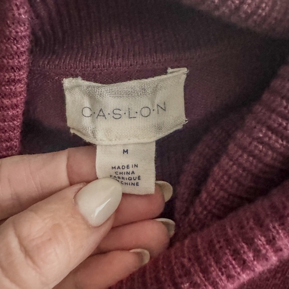 Caslon Cozy Cowl Neck Sweater - Excellent Used Condition, Size M - Picture 11 of 11